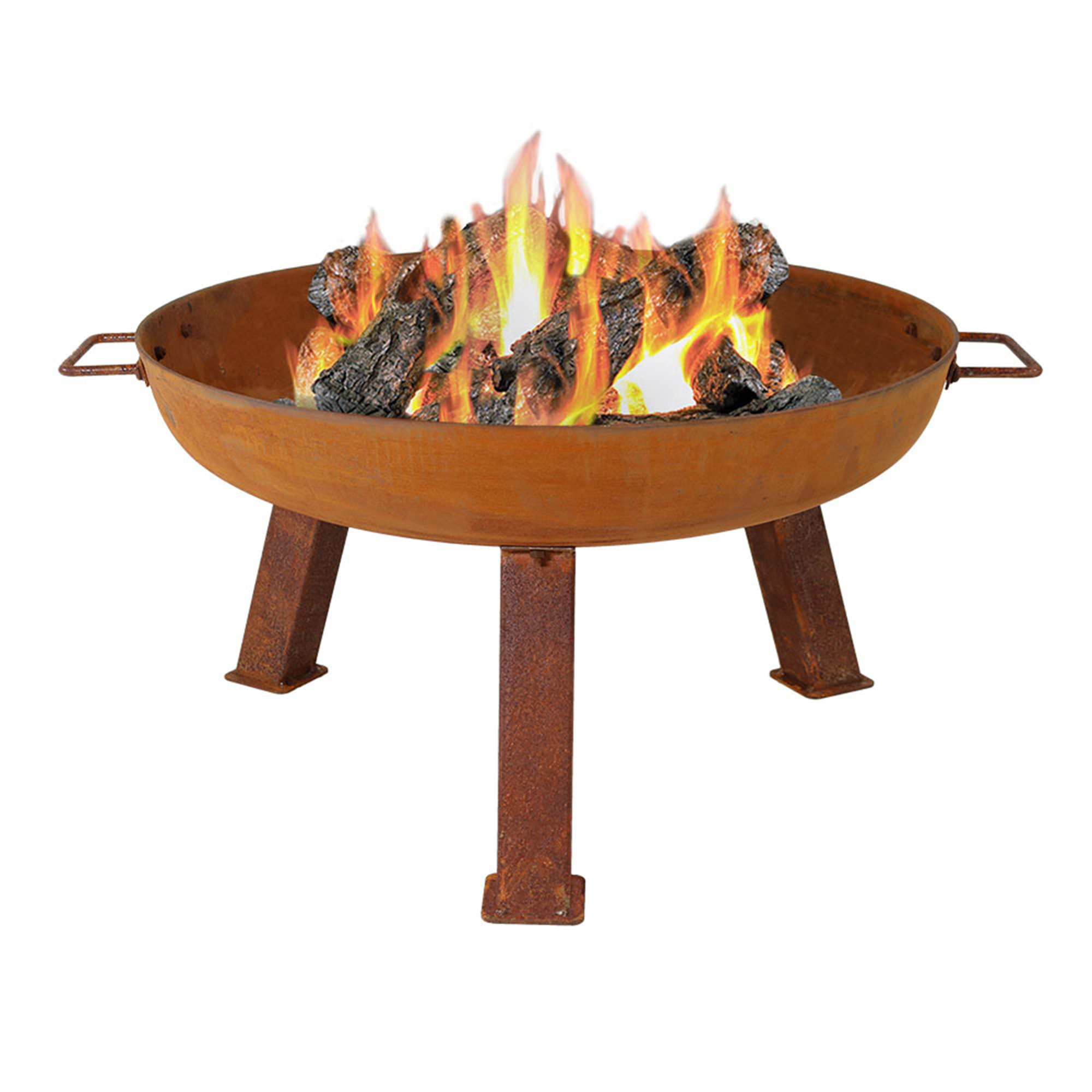 Sunnydaze Decor, Small Rustic Cast Iron Fire Pit Bowl - 24in., Diameter 24 in, Model# RCM-LG620